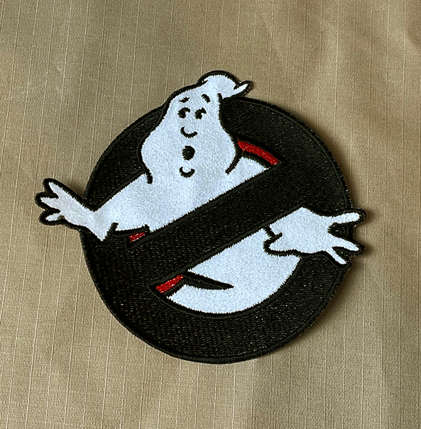 Ghostbusters embroidered patch logo No ghost No. 2 Ghostbusters logo patch