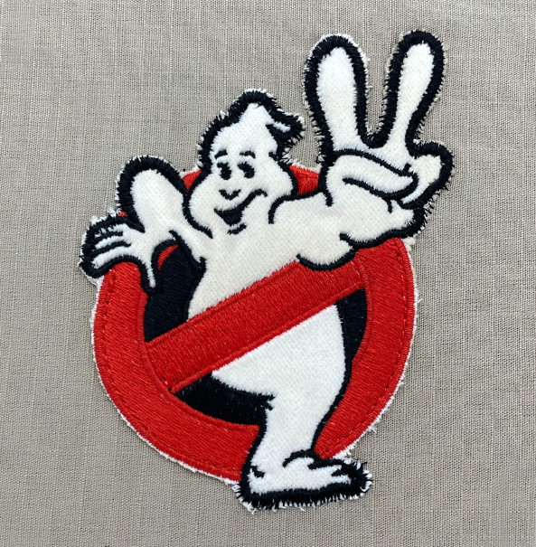 Ghostbusters embroidered patch logo No ghost No. 2 Ghostbusters logo patch